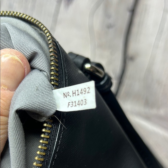 Coach Nancy satchel bag black leather - Picture 12 of 12